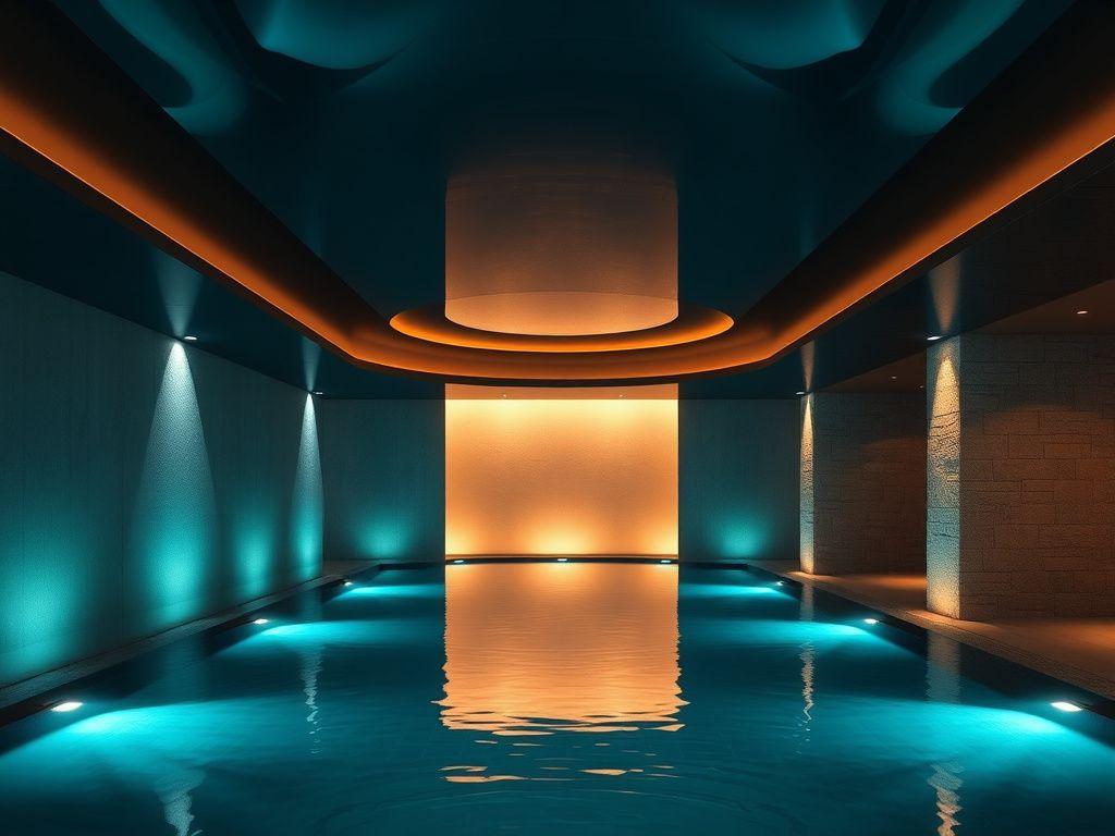 Backlit & LED Translucent stretch ceiling example